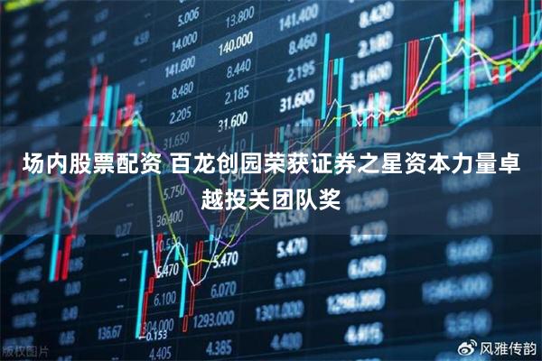 场内股票配资 百龙创园荣获证券之星资本力量卓越投关团队奖